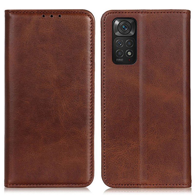 Beskyttelse Deksel Til Xiaomi Redmi Note 11 / 11S Folio Deksel Elegance Split Leather