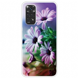 Deksel Til Xiaomi Redmi Note 11 / 11S Realistiske Blomster