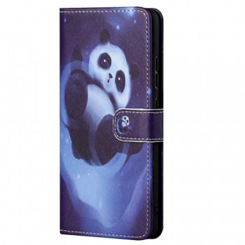 Folio Deksel Til Xiaomi Redmi Note 11 / 11S Panda Space