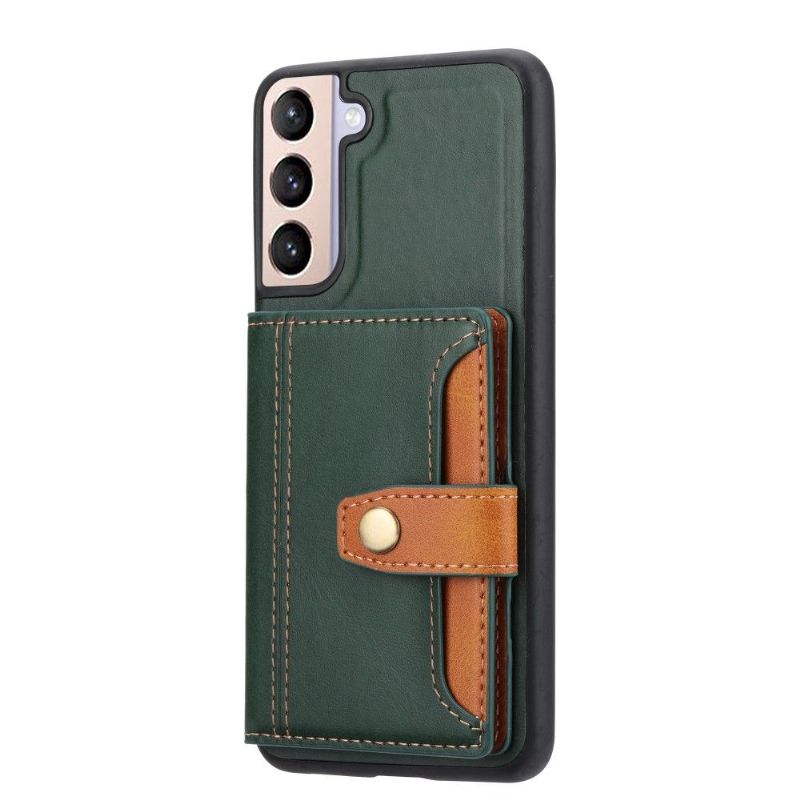 Deksel Til Samsung Galaxy S22 Plus 5G Anti-fall Zoé Leather Effect Card Holder