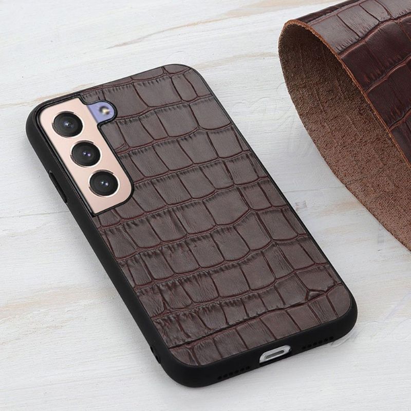 Deksel Til Samsung Galaxy S22 Plus 5G Elegant Croco-hudlook