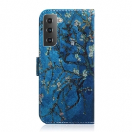 Etui Til Samsung Galaxy S22 Plus 5G Mandelblomst