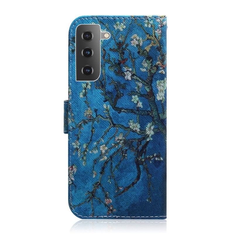 Etui Til Samsung Galaxy S22 Plus 5G Mandelblomst