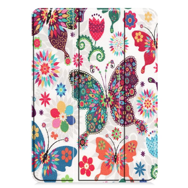 Cover iPad Pro 11 (2020) Smarte Sommerfugler Og Blomster