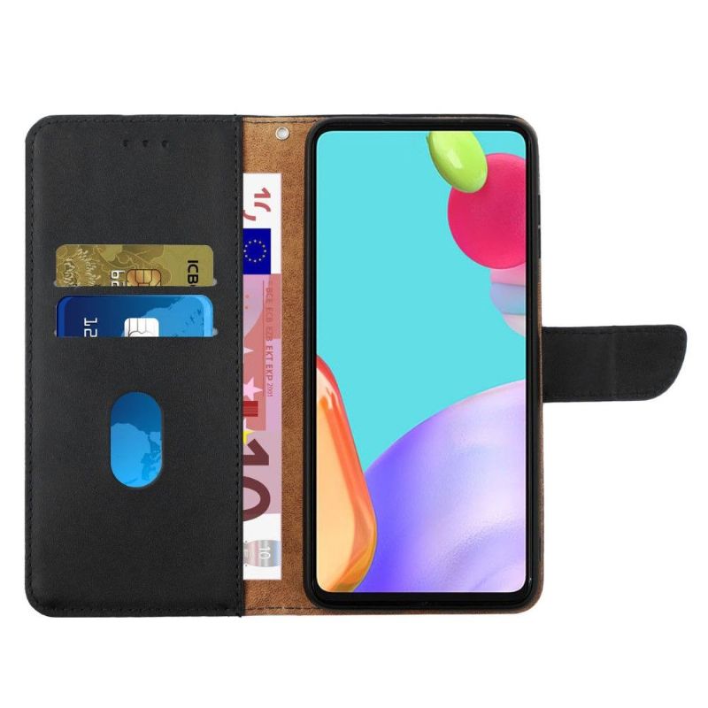 Folio Deksel Til Realme 9i Smooth Touch Leather