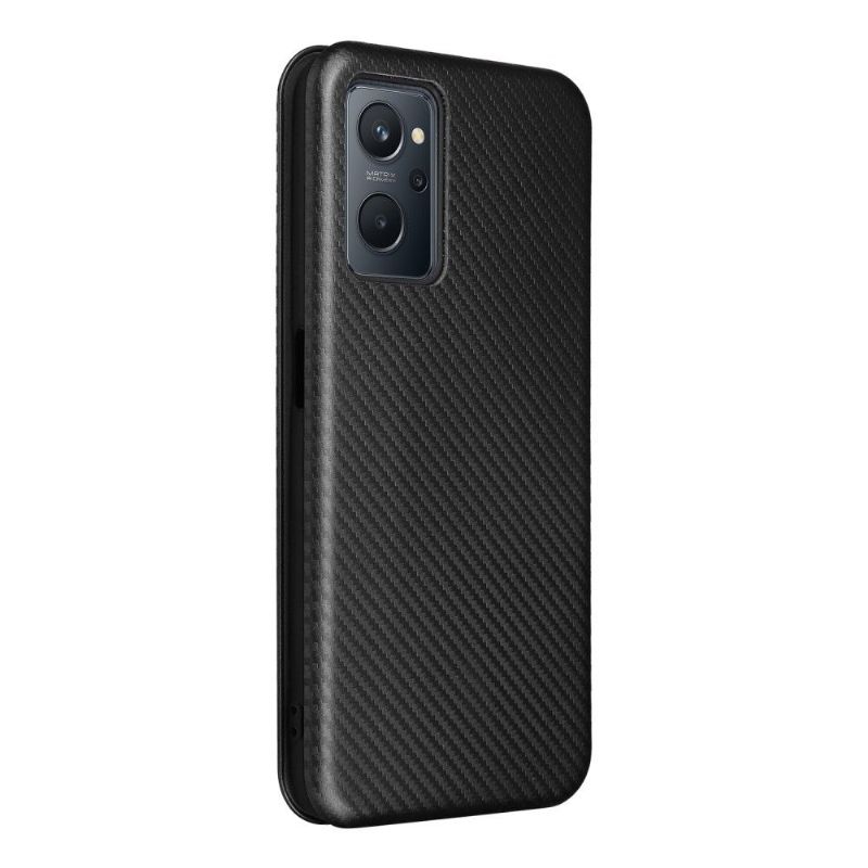 Lærdeksel Til Realme 9i Originalitet Carbon Fiber Leathette