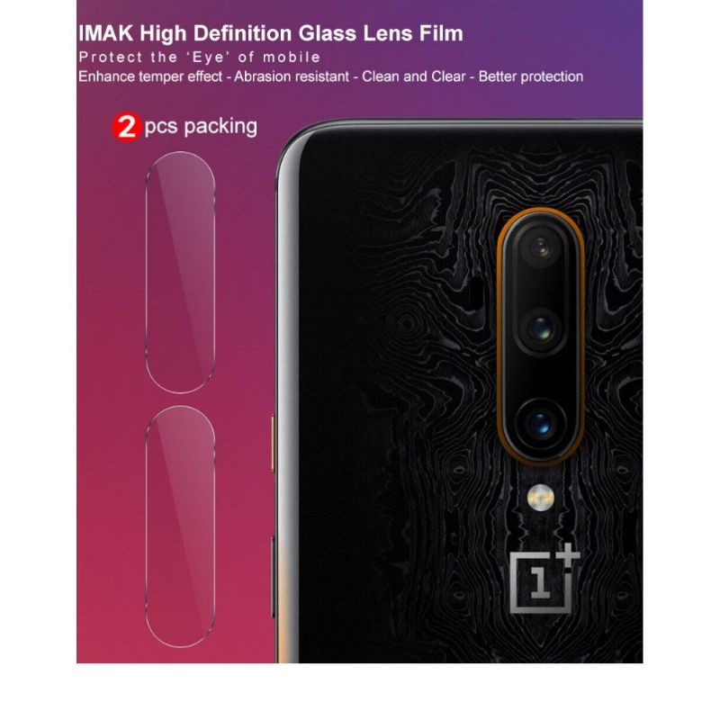 Herdet Glass For Oneplus 7T Pro-Objektiv (2 Deler)