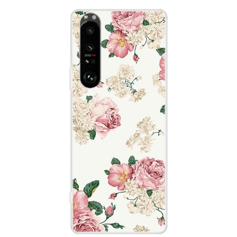 Deksel Til Sony Xperia 1 III Blomster