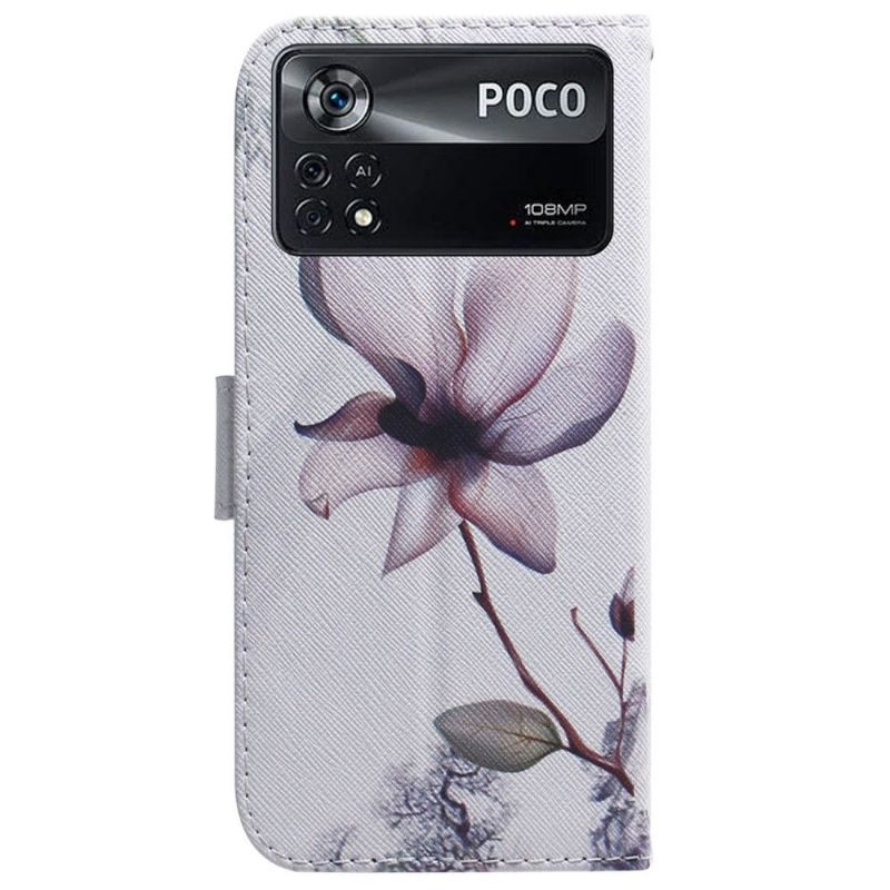 Case Til Poco X4 Pro 5G Villblomst