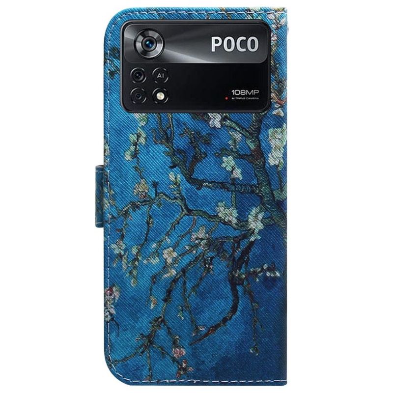 Etui Til Poco X4 Pro 5G Mandelblomst