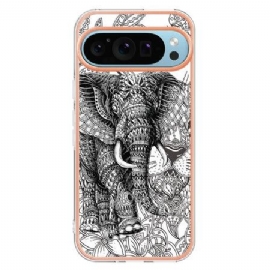 Deksel Google Pixel 9 Mobildeksel Elephant Totem