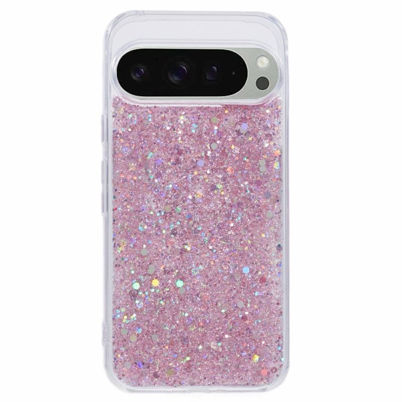 Deksel Google Pixel 9 Mobildeksel Glitter Design