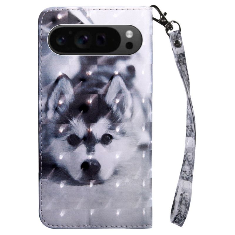 Folio Deksel Google Pixel 9 Husky Med Stropp