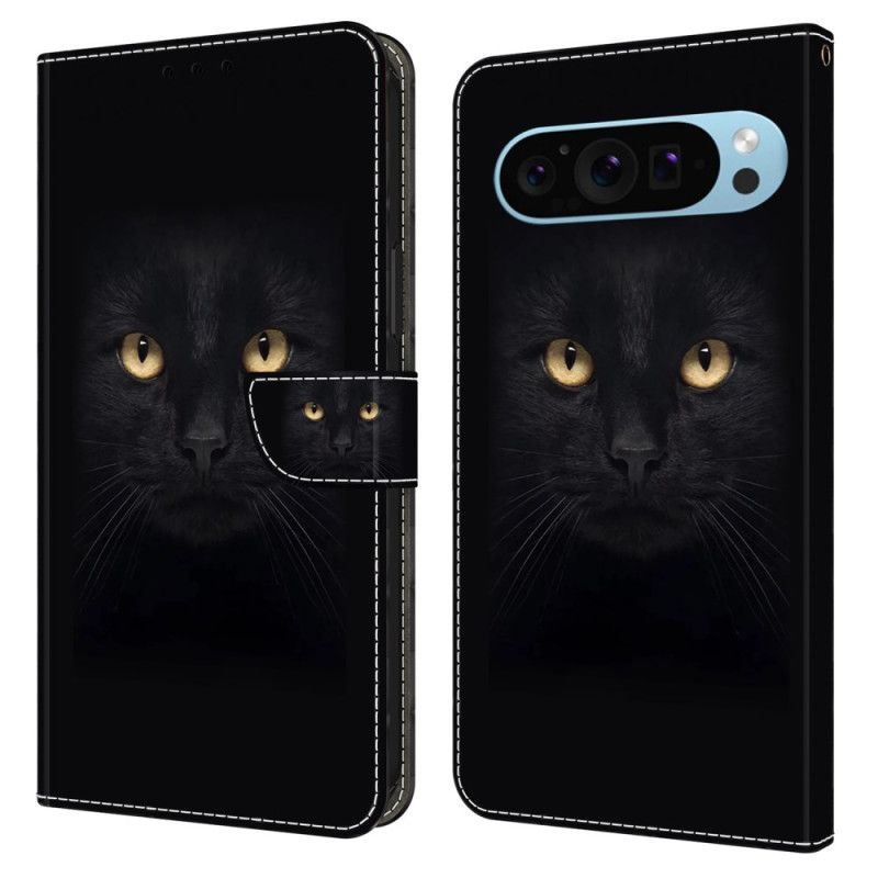 Folio Deksel Google Pixel 9 Svart Katt