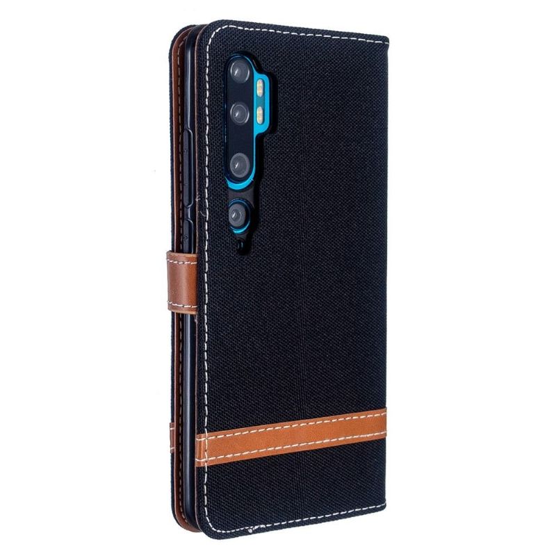 Case Til Xiaomi Mi Note 10 / 10 Pro Folio Deksel Stofftrekk