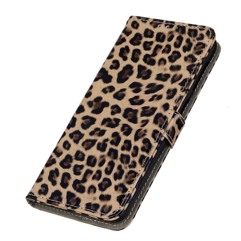 Folio Deksel Til Xiaomi Mi Note 10 / 10 Pro Leopardskinn