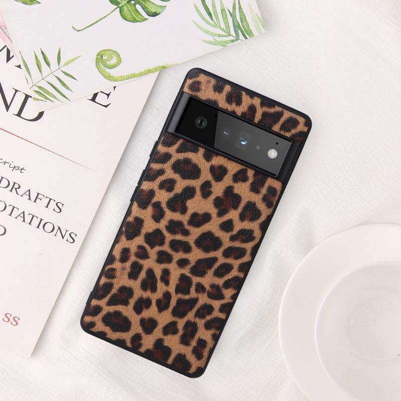 Deksel Til Google Pixel 6 Originalitet Leopardmønster