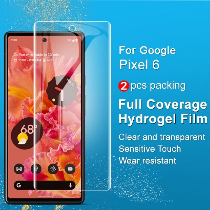 Google Pixel 6 Hydrogel Skjermbeskytter (2 Stk)