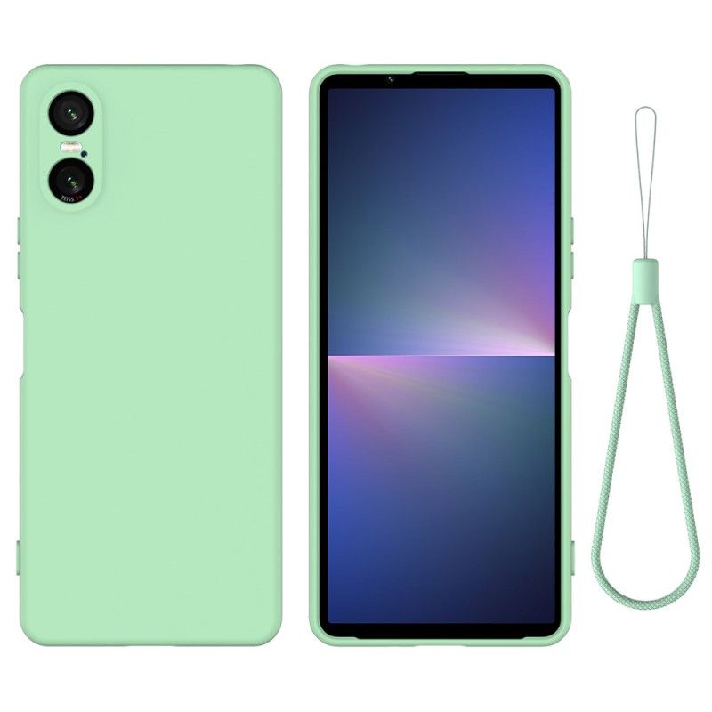 Deksel Sony Xperia 10 Vi Mobildeksel Flytende Silikonstropp