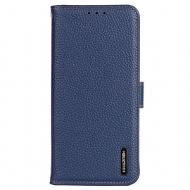 Folio Deksel Sony Xperia 10 Vi Khazneh Litchi Leather