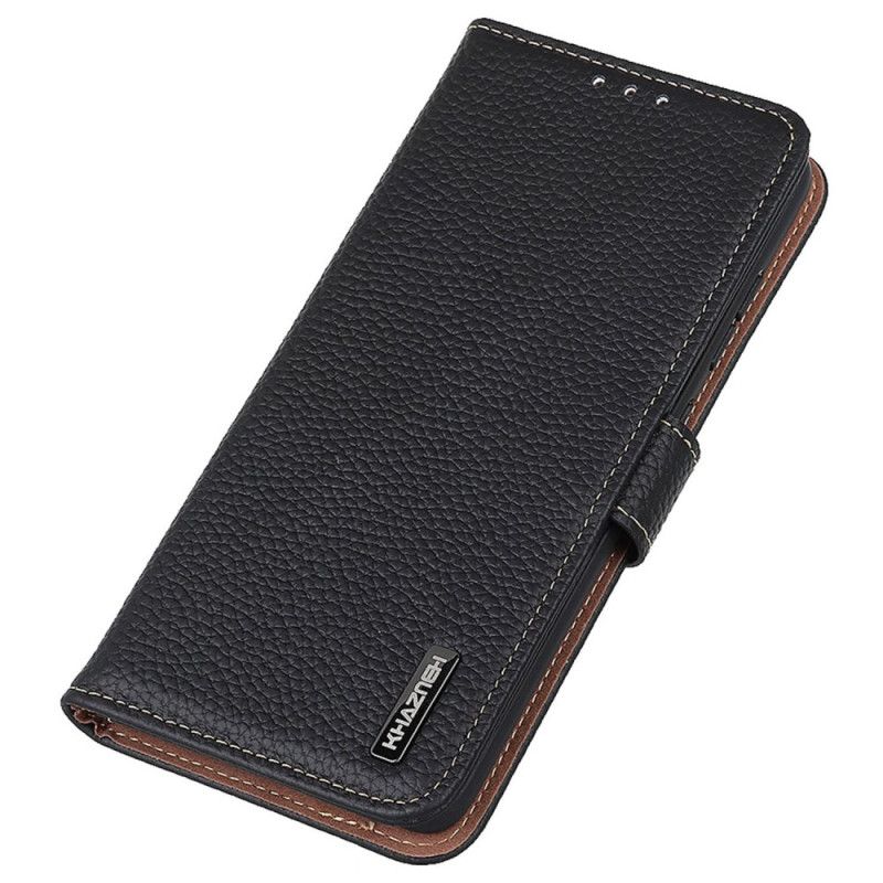 Folio Deksel Sony Xperia 10 Vi Khazneh Litchi Leather