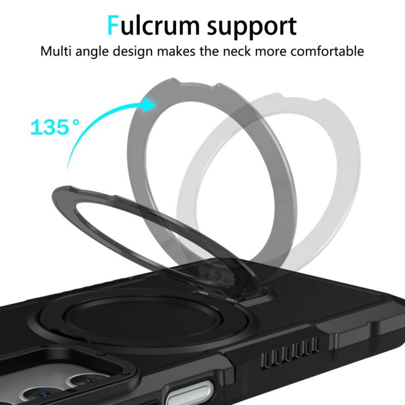 Deksel Samsung Galaxy A15 Mobildeksel 5g Metal Effect Ring Holder