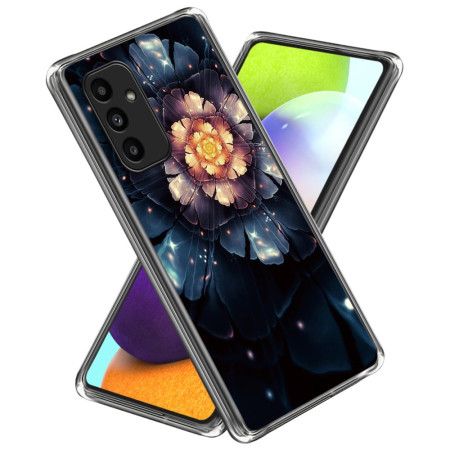 Deksel Samsung Galaxy A15 Oransje Blomst Beskyttelse Deksel