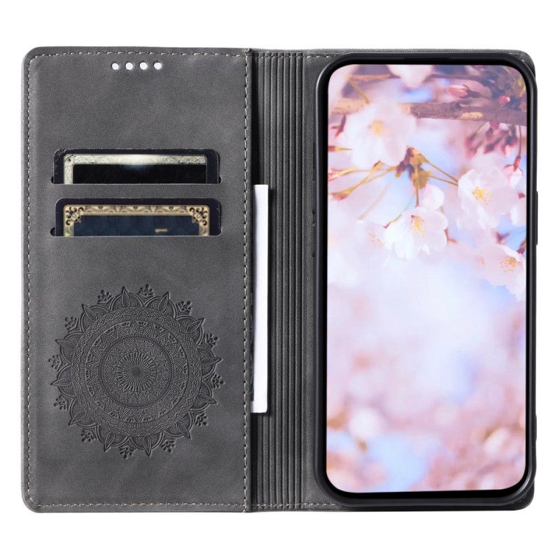 Folio Deksel Samsung Galaxy A15 Semsket Mandala Stil