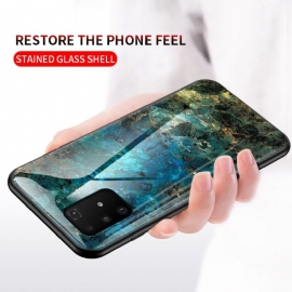 Deksel Til Samsung Galaxy S10 Lite Ocean Marble Glass Back