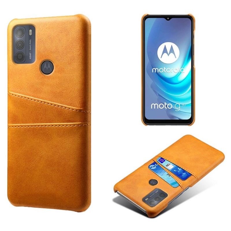 Deksel Til Motorola Moto G50 Melody Leather Effect Card Holder