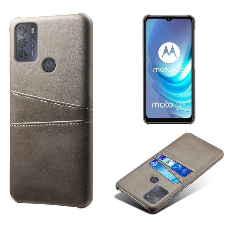 Deksel Til Motorola Moto G50 Melody Leather Effect Card Holder