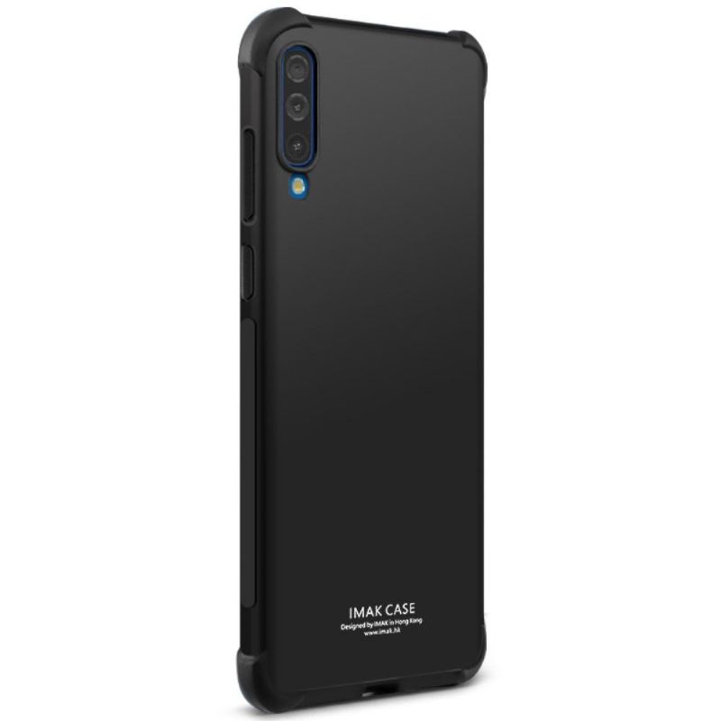 Deksel Til Samsung Galaxy A70 Anti-fall Class Protect - Metallic Black