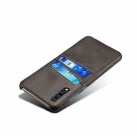 Deksel Til Samsung Galaxy A70 Originalitet Melody Leather Effect Card Holder