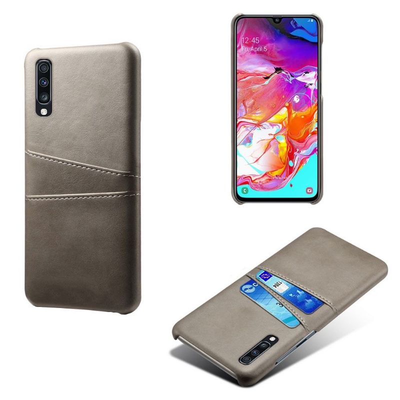 Deksel Til Samsung Galaxy A70 Originalitet Melody Leather Effect Card Holder