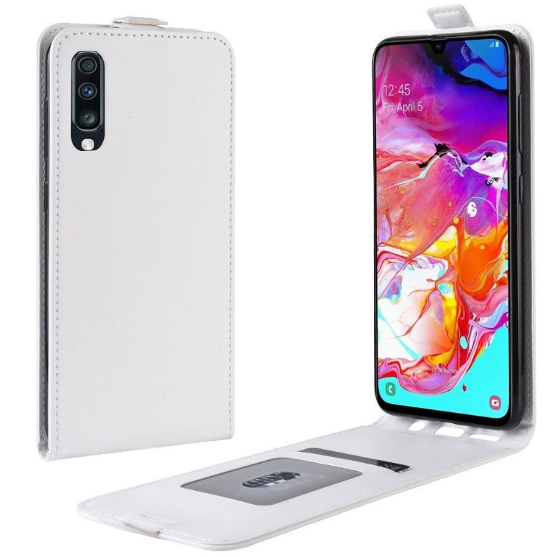 Etui Til Samsung Galaxy A70 Folio Deksel Vertikal Kunstskinn