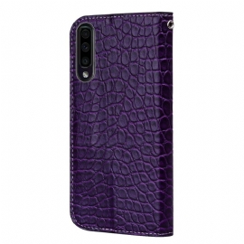 Etui Til Samsung Galaxy A70 Luksus Croc Effekt