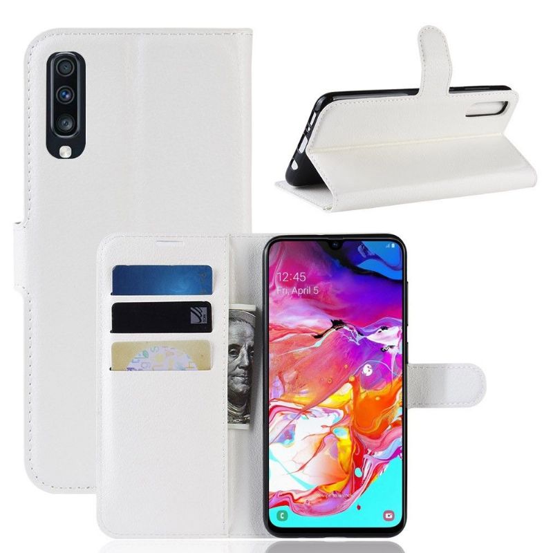 Etui Til Samsung Galaxy A70 Stil Skinnkortholder