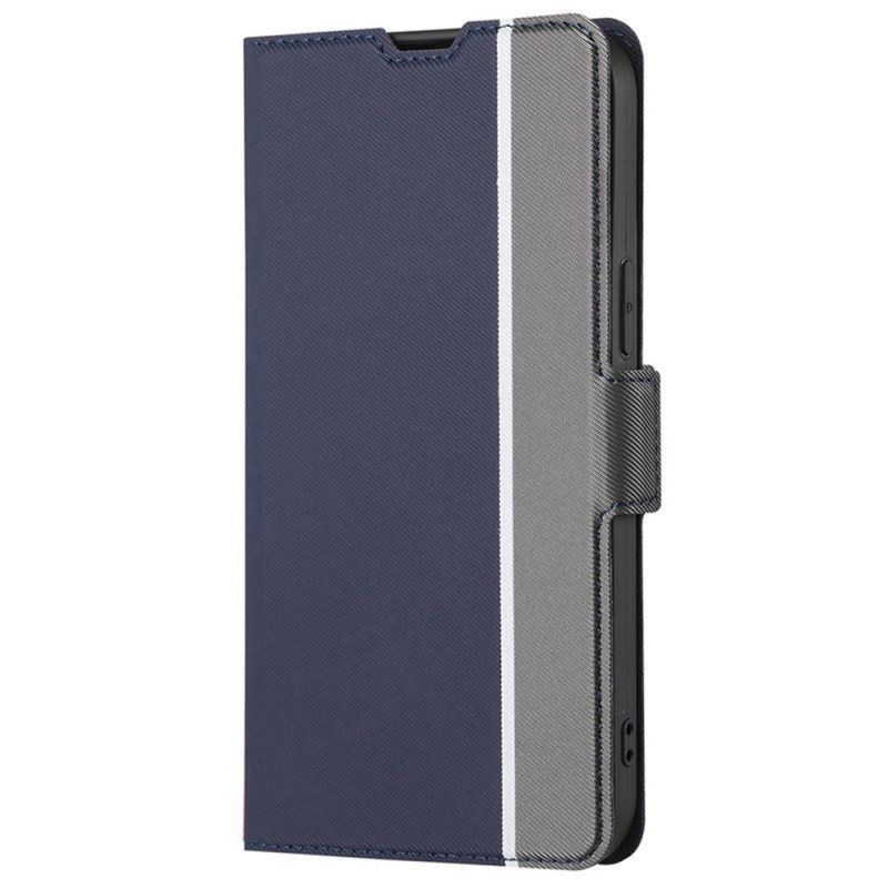 Folio Deksel Til Xiaomi 12T / 12T Pro Ultra Fin Bicolor