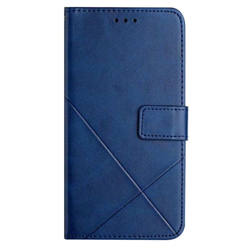 Lærdeksel Til Xiaomi 12T / 12T Pro X Design Geo Leather Style