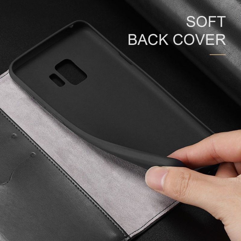 Folio Deksel Til Samsung Galaxy S9 Kado Leather Effect Series