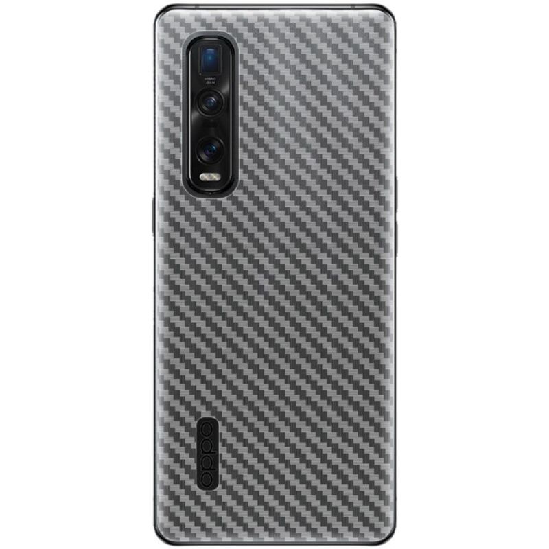 Carbon Bakre Filmer For Oppo Find X2 Pro (2 Stk)