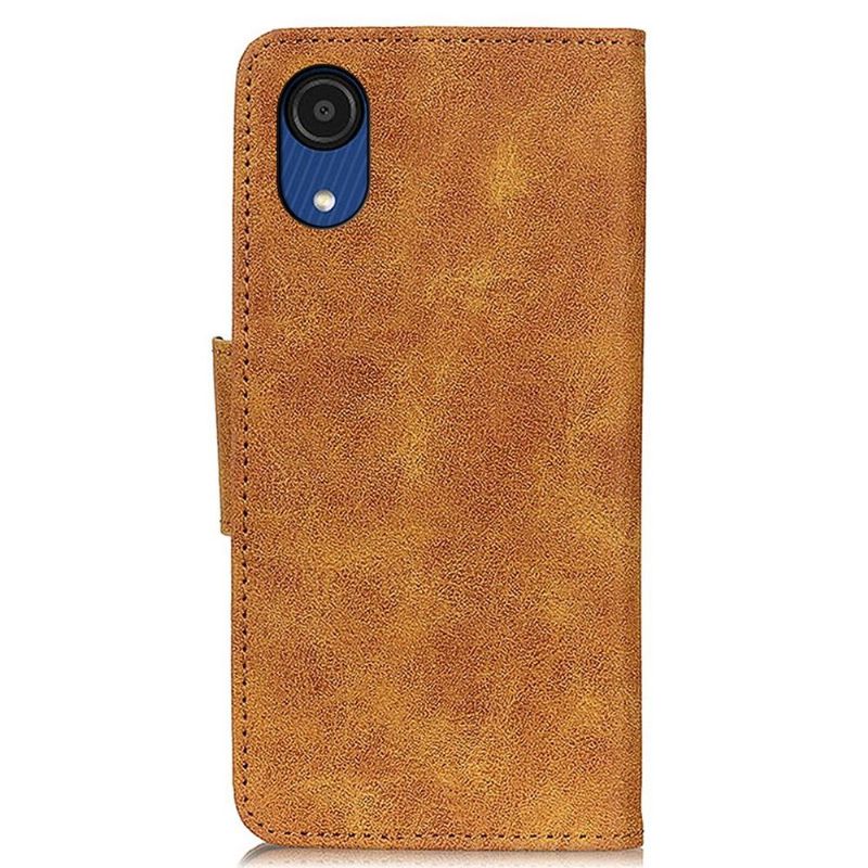 Etui Til Samsung Galaxy A03 Core Anti-fall Edouard Faux Leather Vintage