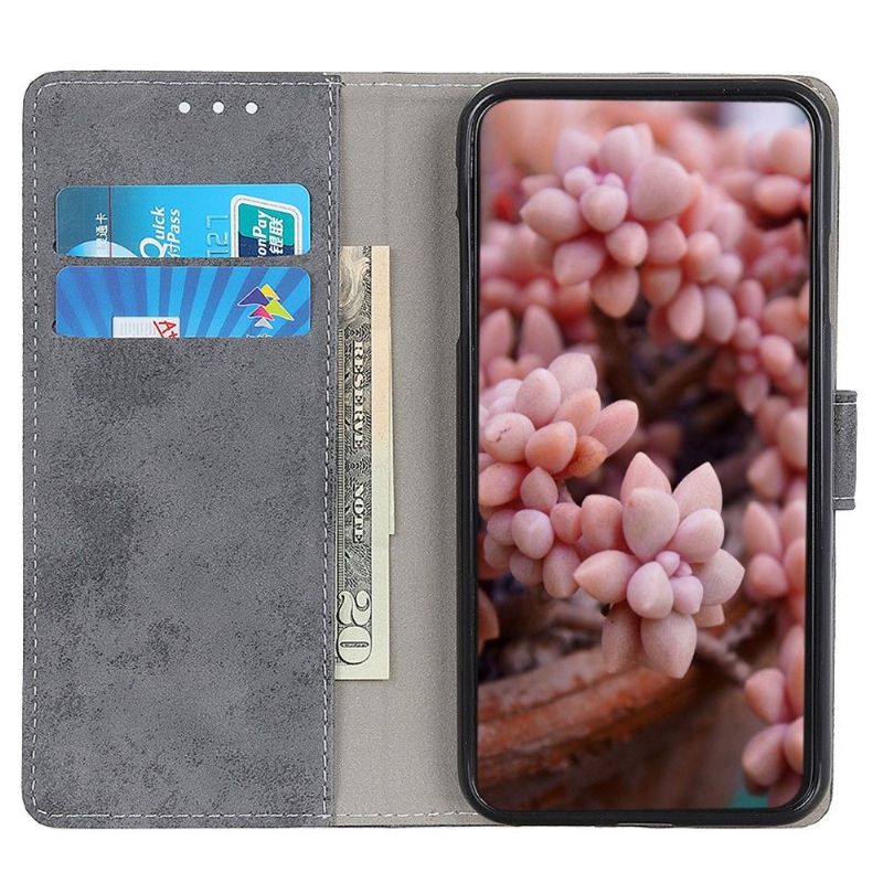 Folio Deksel Til Samsung Galaxy A03 Core Cyrius Faux Leather Vintage