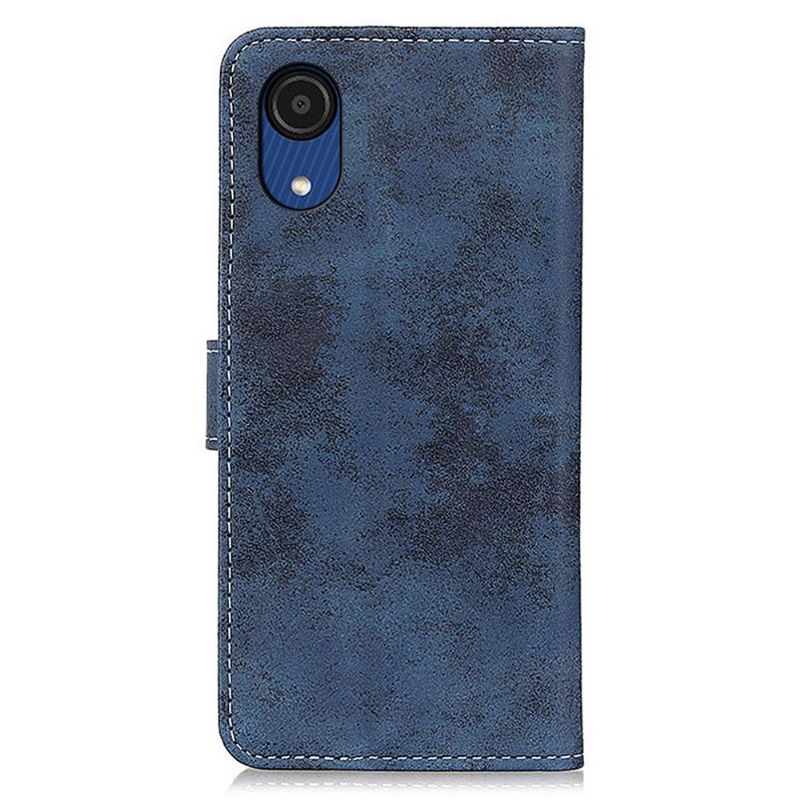 Folio Deksel Til Samsung Galaxy A03 Core Cyrius Faux Leather Vintage