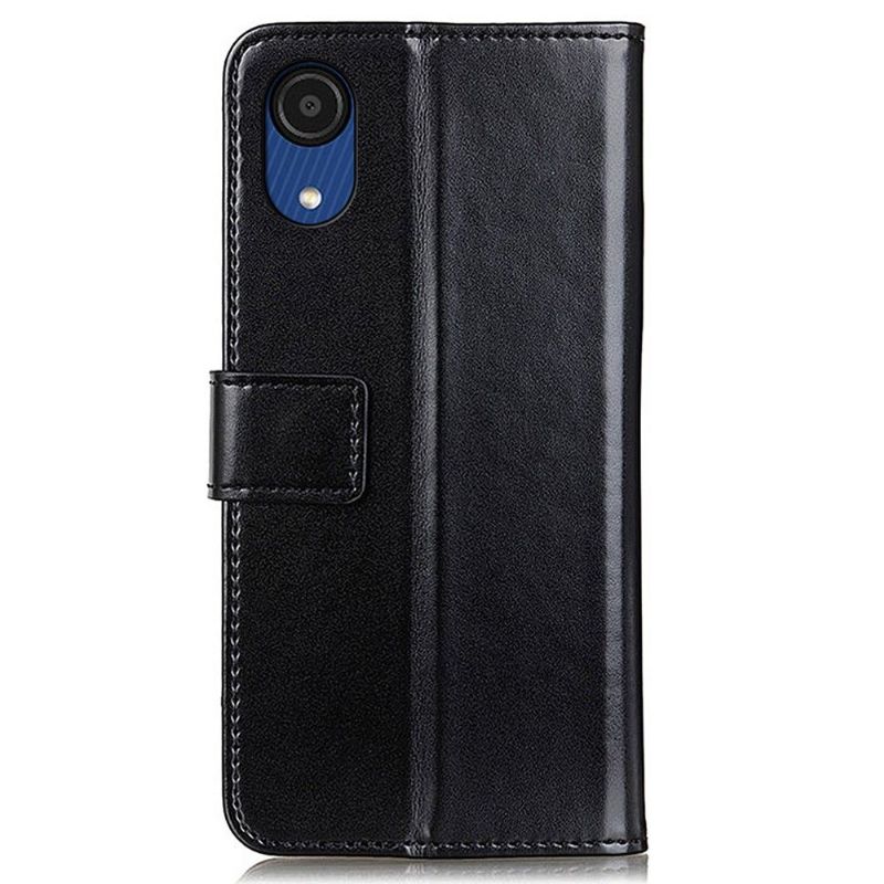 Folio Deksel Til Samsung Galaxy A03 Core Lærdeksel Melody Faux Leather Folio