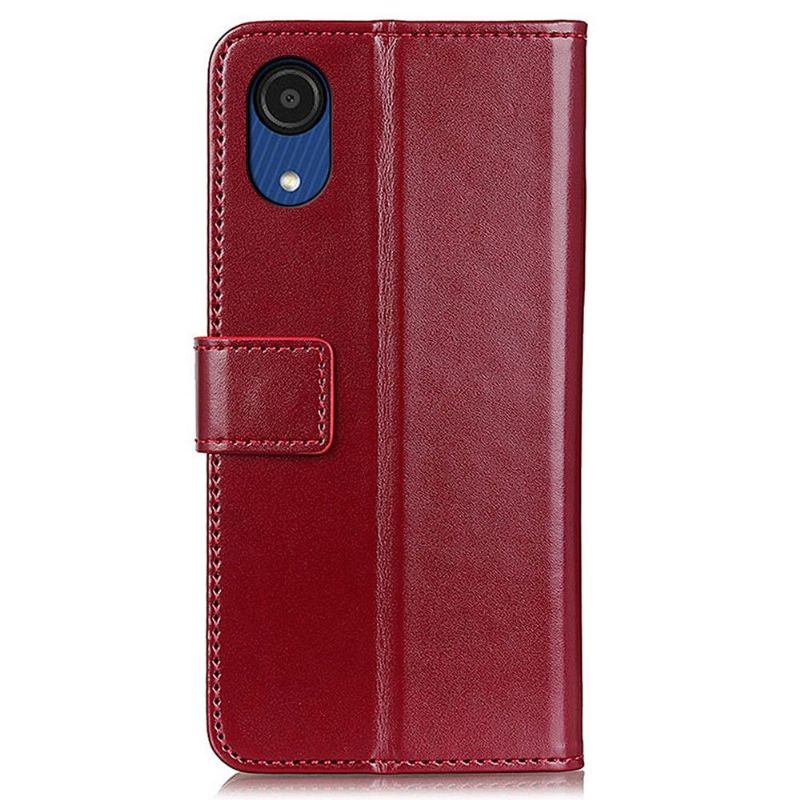 Folio Deksel Til Samsung Galaxy A03 Core Lærdeksel Melody Faux Leather Folio