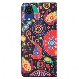 Folio Deksel Til Samsung Galaxy A03 Core Paisleyblomst