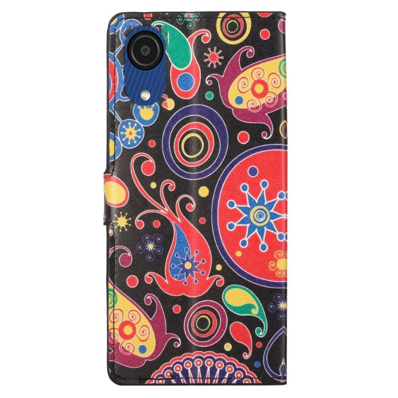 Folio Deksel Til Samsung Galaxy A03 Core Paisleyblomst