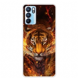 Deksel Til Oppo Reno 6 5G Branntiger