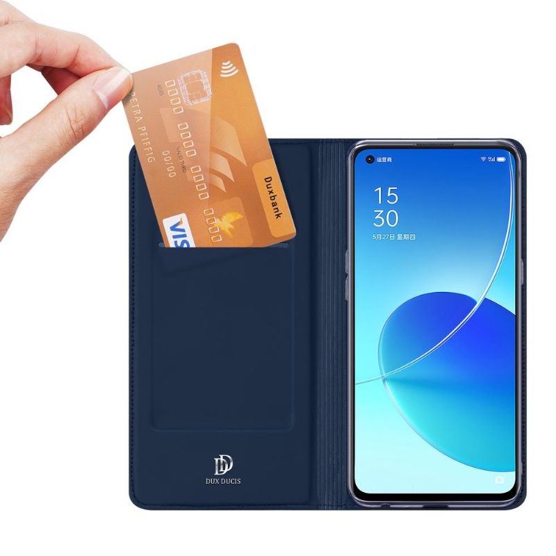 Etui Til Oppo Reno 6 5G Originalitet Business Satin Effect